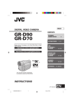 JVC GR-D90 GR-D70 Camcorder User Manual