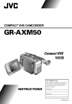 JVC GR-AXM50 Camcorder User Manual