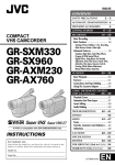 JVC GR-AX760 Camcorder User Manual