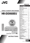 JVC DD868EU VCR User Manual
