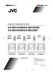 JVC CA-MXJ750R Stereo System User Manual