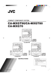 JVC CA-MXGT90 Speaker System User Manual