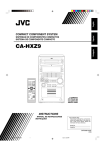 JVC CA-HXZ9 Stereo System User Manual