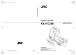 JVC BR-DV6000E VCR User Manual