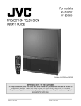 JVC AV 60D501 Projection Television User Manual