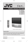 JVC AV 56P575 Projection Television User Manual