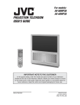 JVC AV-48WP30 Projection Television User Manual
