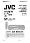 JVC 2B00401C DVD VCR Combo User Manual