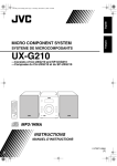 JVC 1209YAMMDWMTS Stereo System User Manual