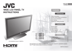 JVC 1008WKT-NF-MT Flat Panel Television User Manual