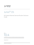 Juniper Networks 10.4 Network Router User Manual