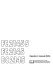 Jonsered FC 2145 Brush Cutter User Manual