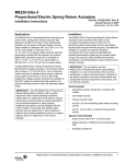 Johnson Controls M9220-GGX-3 Automobile Parts User Manual
