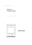 John Lewis JLTDC 05 Clothes Dryer User Manual