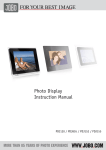JOBO PDJ120 Digital Photo Frame User Manual