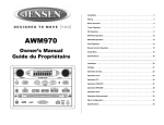 Jensen AWM970 Car Stereo System User Manual
