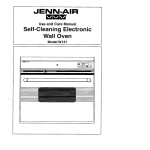 Jenn-Air W131 Double Oven User Manual