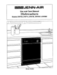 Jenn-Air DW700 Dishwasher User Manual