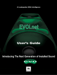 JBL EVOi.net Portable Speaker User Manual
