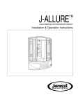 Jacuzzi J-ALLURELuxury Bathing and Entertainment System Hot Tub User Manual