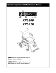 Invacare XP6520 Mobility Aid User Manual