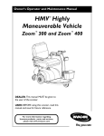 Invacare 300 Mobility Aid User Manual