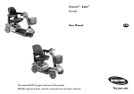 Invacare 1086189 Mobility Aid User Manual