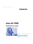 Inter-Tel 8662 Telephone User Manual