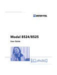 Inter-Tel 8524 Telephone User Manual