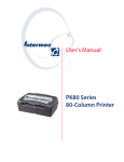 Intermec PK80 Printer User Manual