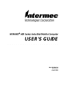 Intermec 600 Laptop User Manual