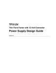 Intel TFX12V Power Supply User Manual