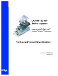 Intel OCPRF100 MP Server User Manual