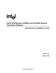 Intel 2200BG Network Router User Manual