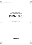 Integra DPS-10.5 DVD Player User Manual