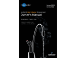 InSinkErator 2200 Water Dispenser User Manual