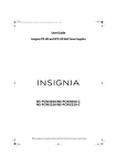 Insignia NS-PCW4050 Power Supply User Manual