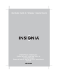 Insignia NS-HTIB51A Home Theater System User Manual