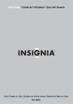 Insignia NS-H3005 Home Theater System User Manual