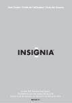 Insignia NS-A3111 Stereo System User Manual