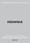Insignia NS-A2110 Stereo System User Manual