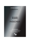 Insignia NS-32L120A13 Flat Panel Television User Manual