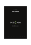 Insignia NS-28DD310NA15 TV DVD Combo User Manual