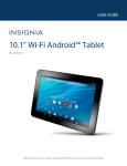 Insignia NS-15AT10 Tablet User Manual