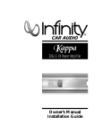 Infinity 202a Car Amplifier User Manual