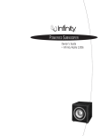 Infinity 1200S Speaker User Manual