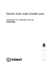 Indesit FIU20 MK2 Oven User Manual