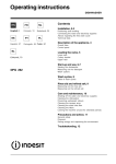 Indesit DFG 262 Dishwasher User Manual