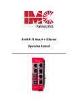IMC Networks IE-IMCV-T1-MUX/4 Network Card User Manual