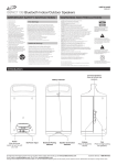 iLive ISBW2113B Speaker System User Manual